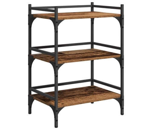 Virtuves Ratiņš Vecs Koks 50 X 35 X 75.5 Cm Inženierijas Koks Vidaxl