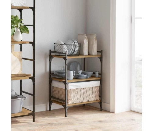 Virtuves Ratiņš Artisānā Ozols 50 X 35 X 75.5 Cm Vidaxl