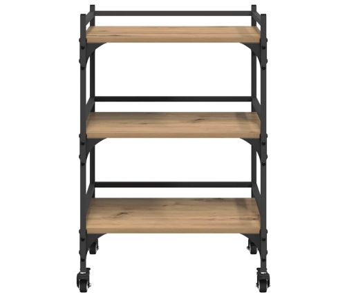 Virtuves Ratiņš Artisānā Ozols 50 X 35 X 75.5 Cm Vidaxl