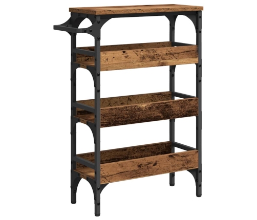 Virtuves Ratiņš Vecs Koks 53 X 20 X 76 Cm Inženierijas Koks Vidaxl