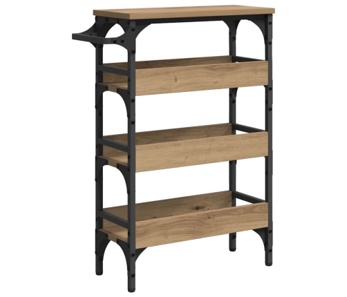 Virtuves Ratiņš Artisānā Ozols 53 X 20 X 76 Cm Vidaxl