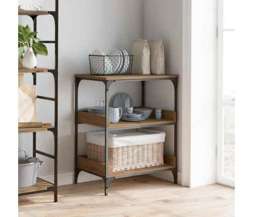 Virtuves Ratiņš Artisānā Ozols 60 X 41 X 80.5 Cm Vidaxl