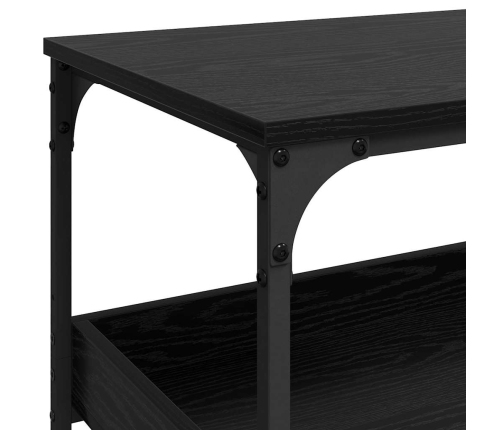 Virtuves Ratiņš Melns Ozolkoks 60 X 41 X 80.5 Cm Vidaxl