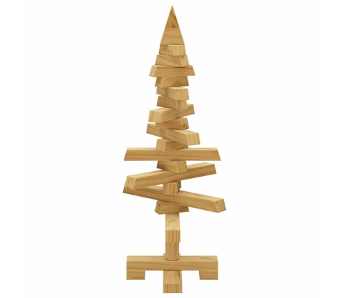 Koka Ziemassvētku Koks Ar Statīvu Brūna 60 Cm Priedes Masīvkoks Vidaxl