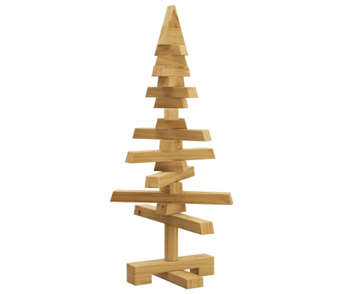 Koka Ziemassvētku Koks Ar Statīvu Brūna 60 Cm Priedes Masīvkoks Vidaxl