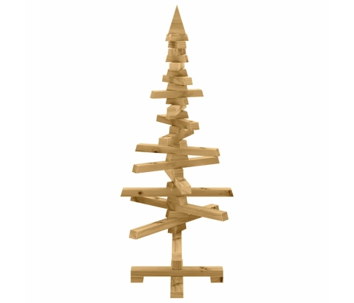 Koka Ziemassvētku Koks Ar Statīvu Brūna 90 Cm Priedes Masīvkoks Vidaxl