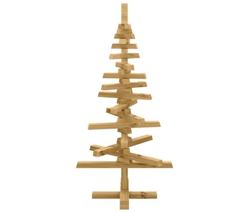 Koka Ziemassvētku Koks Ar Statīvu Brūna 90 Cm Priedes Masīvkoks Vidaxl