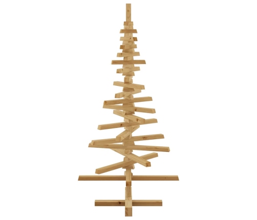 Koka Ziemassvētku Koks Brūna 120 Cm Priedes Masīvkoks Vidaxl