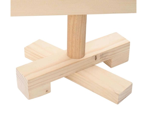 Ziemassvētku Koki Ar Statīvu Dabiska 60 Cm Priedes Masīvkoks Vidaxl