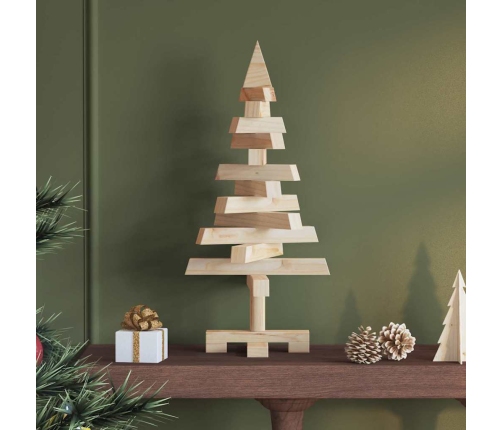 Ziemassvētku Koki Ar Statīvu Dabiska 60 Cm Priedes Masīvkoks Vidaxl