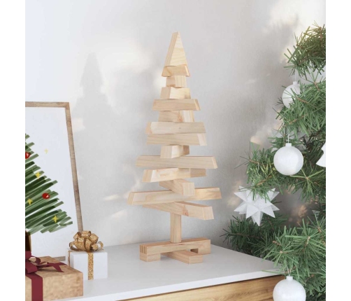 Ziemassvētku Koki Ar Statīvu Dabiska 60 Cm Priedes Masīvkoks Vidaxl