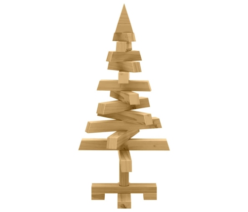 Ziemassvētku Koki Ar Statīvu Brūna 60 Cm Priedes Masīvkoks Vidaxl