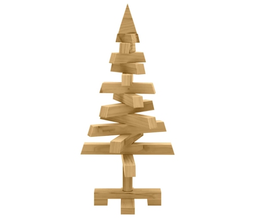 Ziemassvētku Koki Ar Statīvu Brūna 60 Cm Priedes Masīvkoks Vidaxl