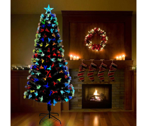 Mākslīgā Ziemassvētku Eglīte Zaļa 210 Cm Pvc Vidaxl