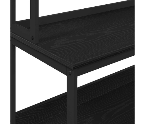 Virtuves Plaukts Melns Ozolkoks 60 X 40 X 168 Cm Vidaxl