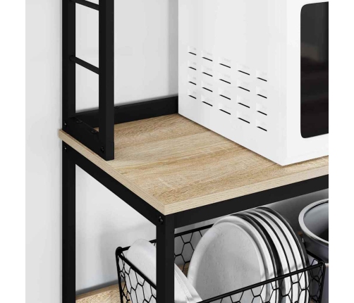 Virtuves Plaukts Sonoma Ozols 60 X 40 X 168 Cm Vidaxl