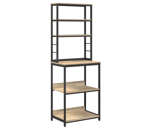 Virtuves Plaukts Sonoma Ozols 60 X 40 X 168 Cm Vidaxl