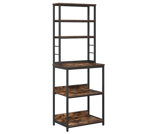 Virtuves Plaukts Dūmaka Ozols 60 X 40 X 168 Cm Vidaxl