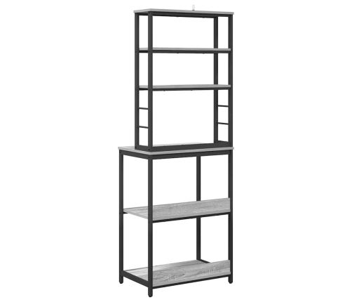 Virtuves Plaukts Pelēks Sonoma 60 X 40 X 168 Cm Vidaxl