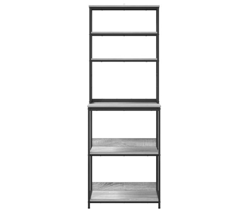 Virtuves Plaukts Pelēks Sonoma 60 X 40 X 168 Cm Vidaxl