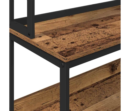 Virtuves Plaukts Vecs Koks 60 X 40 X 168 Cm Inženierijas Koks Vidaxl