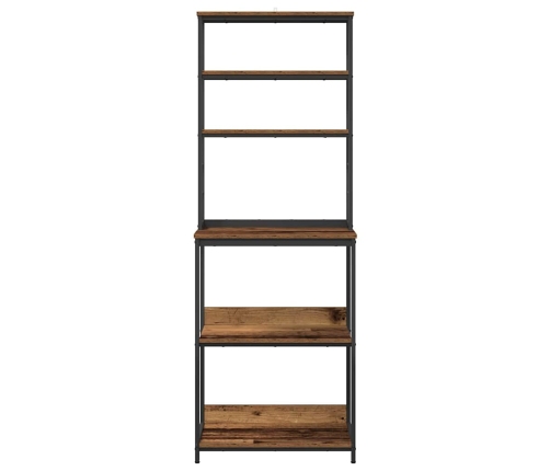 Virtuves Plaukts Vecs Koks 60 X 40 X 168 Cm Inženierijas Koks Vidaxl