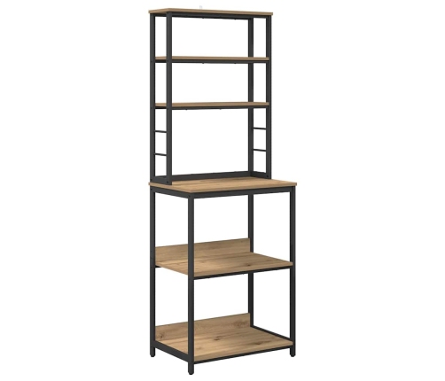 Virtuves Plaukts Artisānā Ozols 60 X 40 X 168 Cm Vidaxl