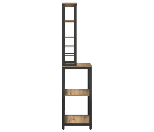 Virtuves Plaukts Artisānā Ozols 60 X 40 X 168 Cm Vidaxl