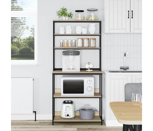 Virtuves Plaukts Sonoma Ozols 80 X 40 X 168 Cm Vidaxl