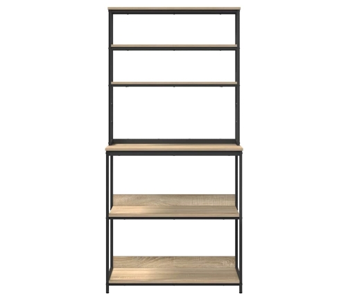 Virtuves Plaukts Sonoma Ozols 80 X 40 X 168 Cm Vidaxl