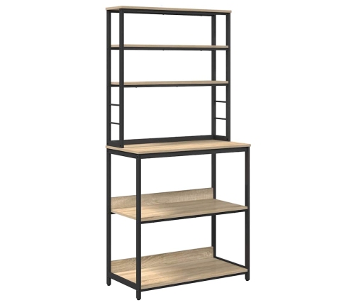 Virtuves Plaukts Sonoma Ozols 80 X 40 X 168 Cm Vidaxl