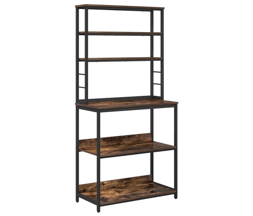 Virtuves Plaukts Dūmaka Ozols 80 X 40 X 168 Cm Vidaxl