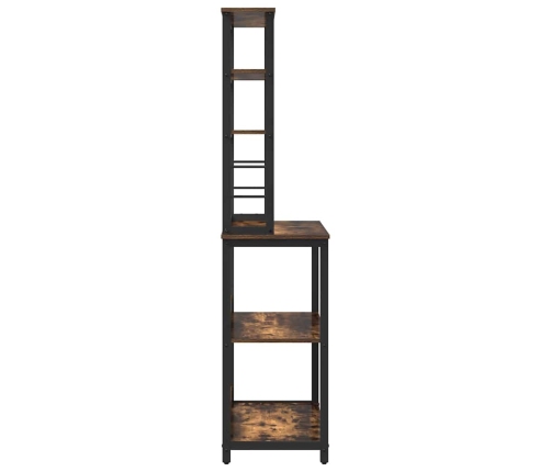 Virtuves Plaukts Dūmaka Ozols 80 X 40 X 168 Cm Vidaxl