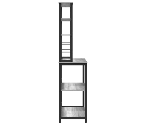 Virtuves Plaukts Pelēks Sonoma 80 X 40 X 168 Cm Vidaxl