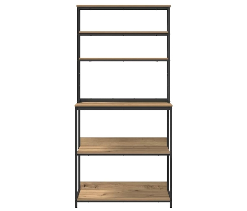 Virtuves Plaukts Artisānā Ozols 80 X 40 X 168 Cm Vidaxl