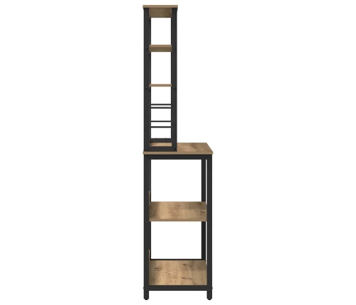 Virtuves Plaukts Artisānā Ozols 80 X 40 X 168 Cm Vidaxl