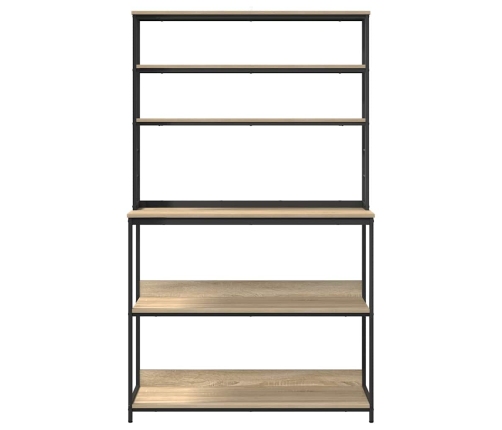 Virtuves Plaukts Sonoma Ozols 100 X 40 X 168 Cm Vidaxl