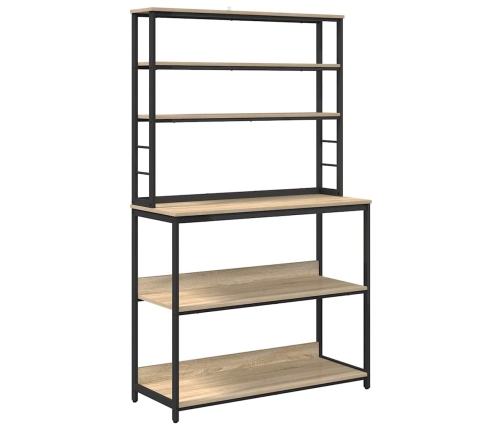 Virtuves Plaukts Sonoma Ozols 100 X 40 X 168 Cm Vidaxl