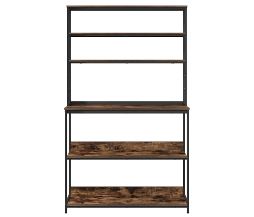 Virtuves Plaukts Dūmaka Ozols 100 X 40 X 168 Cm Vidaxl