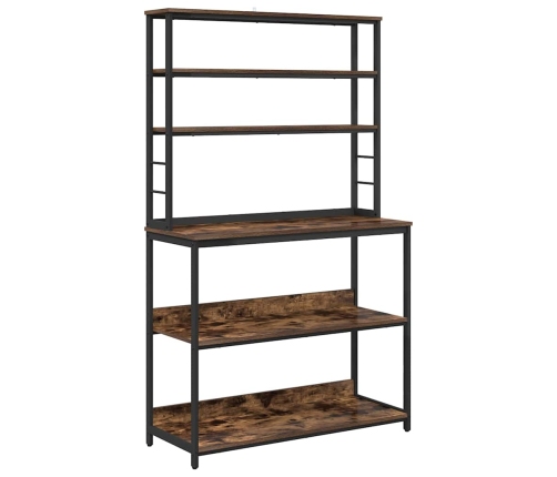 Virtuves Plaukts Dūmaka Ozols 100 X 40 X 168 Cm Vidaxl