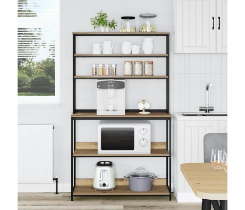 Virtuves Plaukts Artisānā Ozols 100 X 40 X 168 Cm Vidaxl