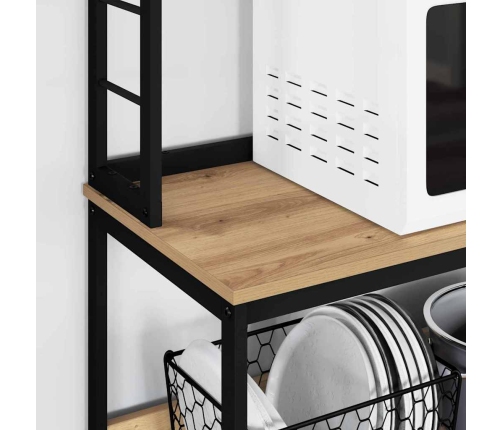 Virtuves Plaukts Artisānā Ozols 100 X 40 X 168 Cm Vidaxl