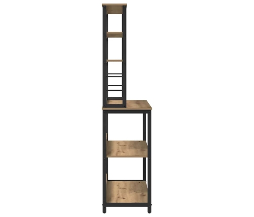 Virtuves Plaukts Artisānā Ozols 100 X 40 X 168 Cm Vidaxl