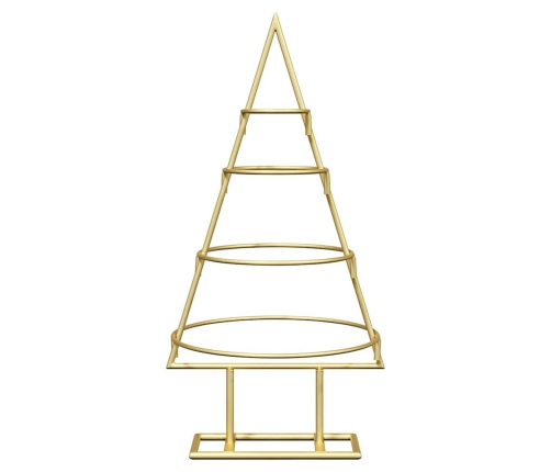 Metāla Ziemassvētku Koks Zelts 60 Cm Pulverkrāsots Tērauds Vidaxl