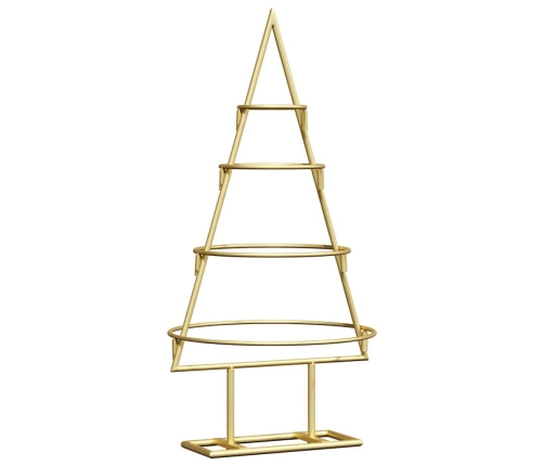 Metāla Ziemassvētku Koks Zelts 60 Cm Pulverkrāsots Tērauds Vidaxl