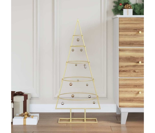 Metāla Ziemassvētku Koks Zelts 90 Cm Pulverkrāsots Tērauds Vidaxl