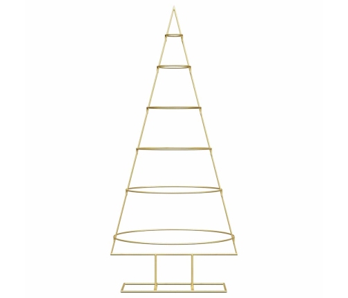 Metāla Ziemassvētku Koks Zelts 150 Cm Pulverkrāsots Tērauds Vidaxl