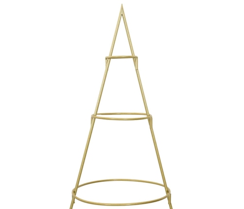 Metāla Ziemassvētku Koks Zelts 180 Cm Pulverkrāsots Tērauds Vidaxl