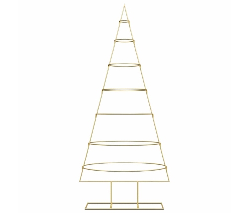 Metāla Ziemassvētku Koks Zelts 180 Cm Pulverkrāsots Tērauds Vidaxl