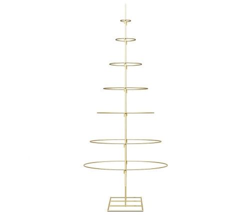 Metāla Ziemassvētku Koks Zelts 180 Cm Pulverkrāsots Tērauds Vidaxl